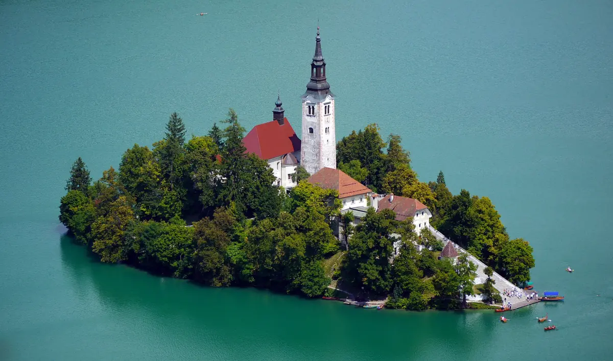 The Church of the Assumption on Bled Island